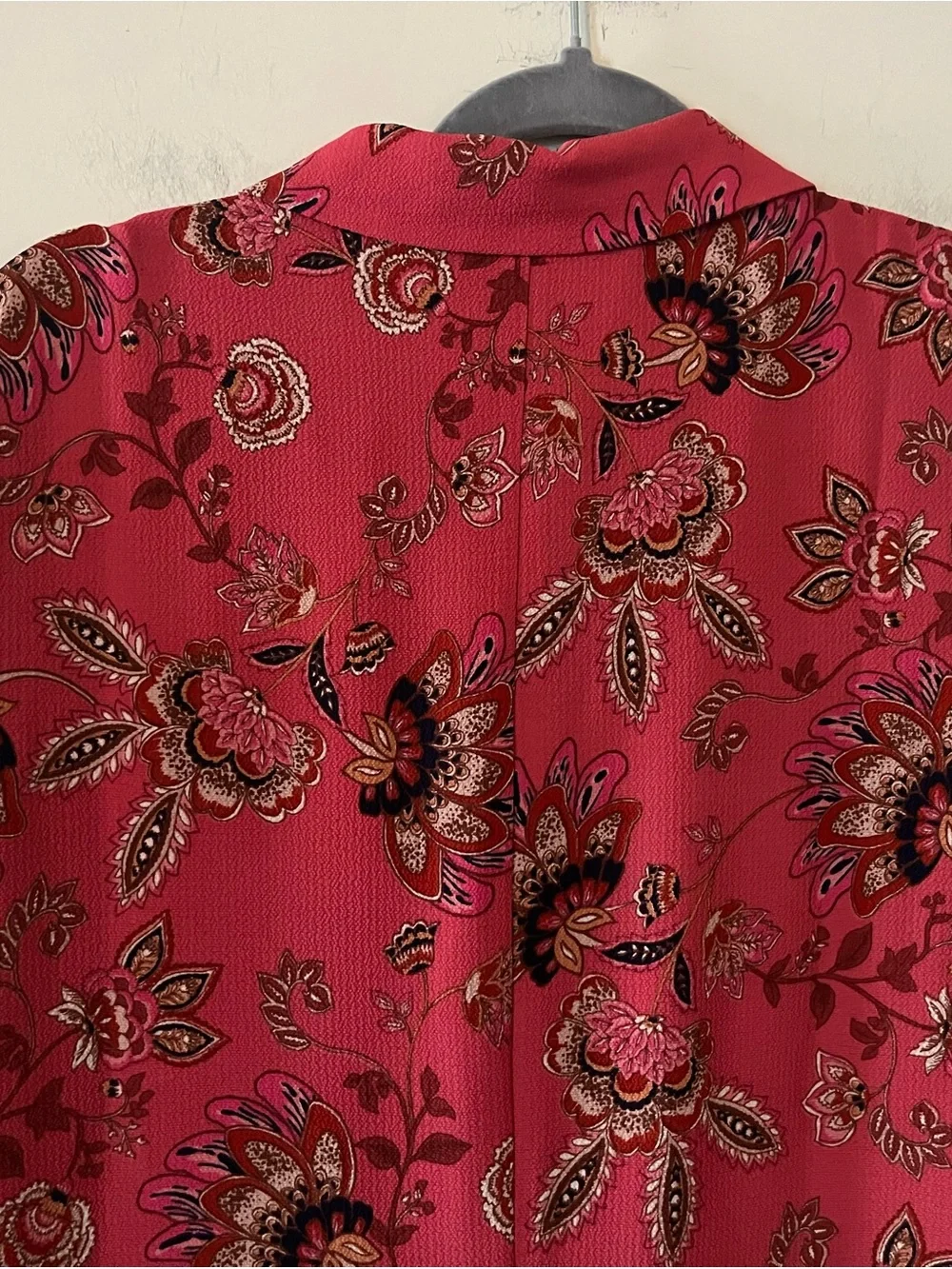 Vince Camuto Women's Mixed Coral/Navy Elegant Dress Size 16 - Picture 5 of 16